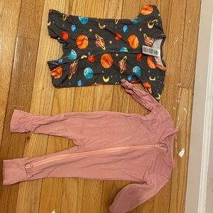 Baby bamboo outfits 0-3m 3-6